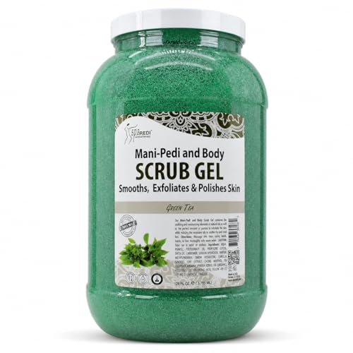 SPA REDI Exfoliating Body & Foot Scrub | Dual-Action Exfoliating & Hydrating Treatment | Exfoliate Hydrate & Heal One Step for Lasting Skin Health without Irritation 128 Oz