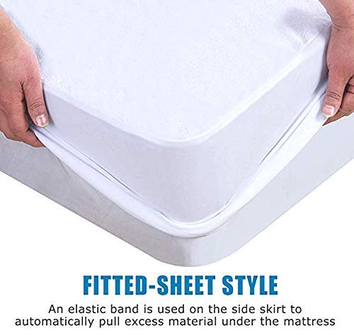 Image of Fitmat Orthopedic Memory Foam Mattress Topper for King, Queen Size Bed |Super Soft Made Memory Foam|Back Pain Relief| Easy to Use | Sleep Improvement (72x75-P)