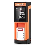 Suaoki D5T - 20m Mini Telmetro Lser, Medidor Lser de Distancia (Datos Transmisin BT, Pantalla Tctil LCD Retroiluminada 3 Lneas, Medicin Continua, Pitgoras, rea, Auto nivel y altura, BT iOS/Android 4.3+)