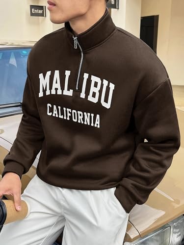 Image of Noble Monk Men's Baggy Fit Sweatshirt | Drop Shoulder Oversized Sweatshirt | Long Sleeve Zip with Collared Sweatshirts for Men's