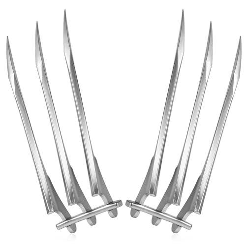 Claws for Wolverine Cosplay Costume: Halloween Accessories - Plastic Anti-Break Claws (2 Claws)