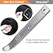 WHLLING 2-Piece 4140 Pry Bar Removal Tool, Pry Tool Pry Bar, Automotive Panel Removal Tool for Removing Auto Trim Interior, Demolishing Flooring and Roofing, Trim Removal Tool, Metal Pry Tool