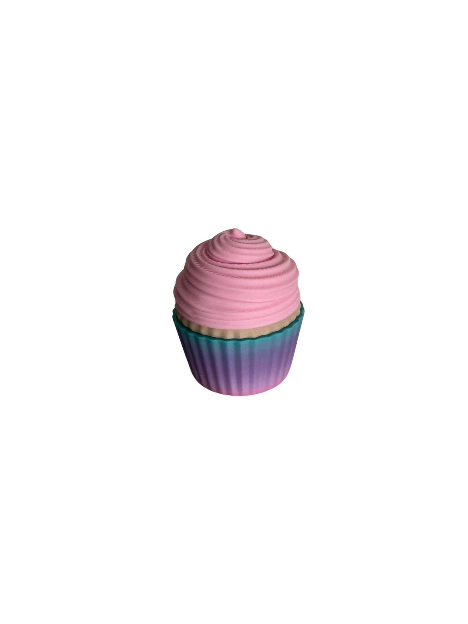 Cupcake-Shaped Storage Container with Lid, Multicolour