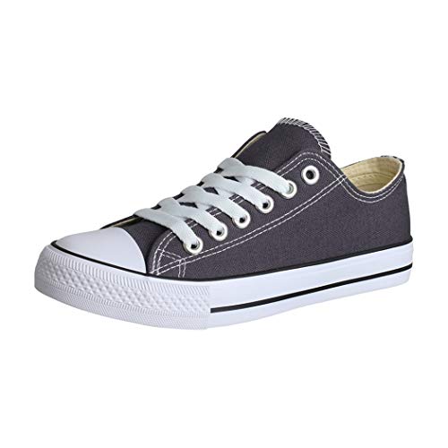 Elara Unisex Sneaker Low top Turnschuh Textil Chunkyrayan CHF Dk.Grey-36