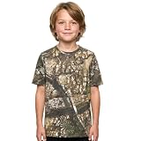 Bell Rangers Youth Camouflage Short Sleeve Crewneck Shirt for Boys and Girls (US, Alpha, Small, Regular, APX)