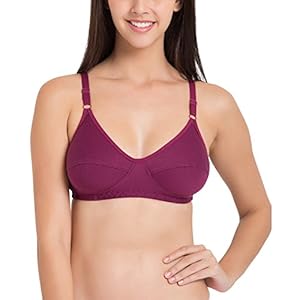 SOUMINIE Women’s Full Cup Non Padded Non Wired Bra
