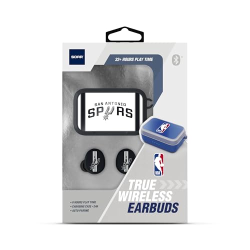 Image of SOAR NBA Wireless Sport Earbuds: Comfortable Fit & Convenient Charging