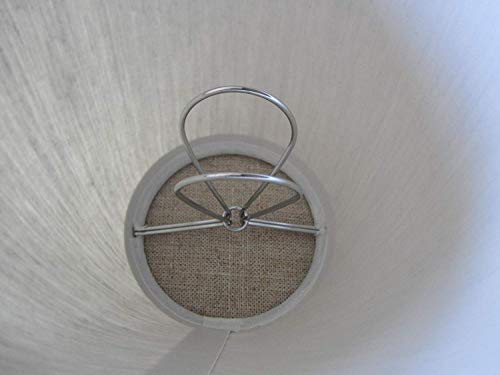 Urbanest Chandelier Pure Linen Shade, Oatmeal, 3" X 6" X 5", Clip On #TOP2
