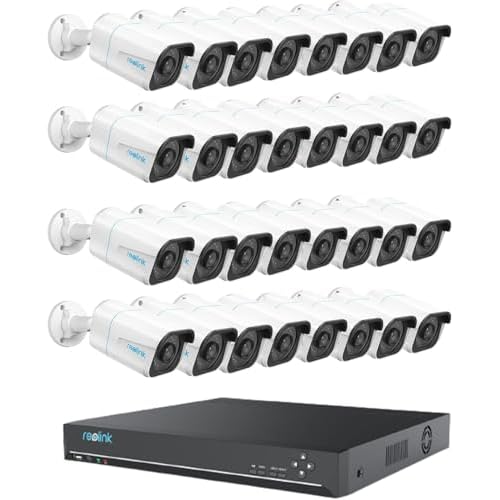 REOLINK 4K Security Camera System with 32x PoE NVR