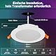 VARICART LED Einbaustrahler 230V RGB Alexa, Smart LED Spot Flach Bluetooth 7W 2700K-6000K, Einbaustrahler Dimmbar Farbig 6er Set, IP44 68mm Einbauleuchten APP Steuerung, Farben Spots Deckenspots