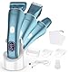 Hatteker Elektrorasierer für Damen Intimrasierer für Frauen Epilierer Bikini Trimmer 3-in-1 Damenrasierer Elektrisch Led-Anzeige IPX7 Wasserdicht mit USB-Ladestati（blau）