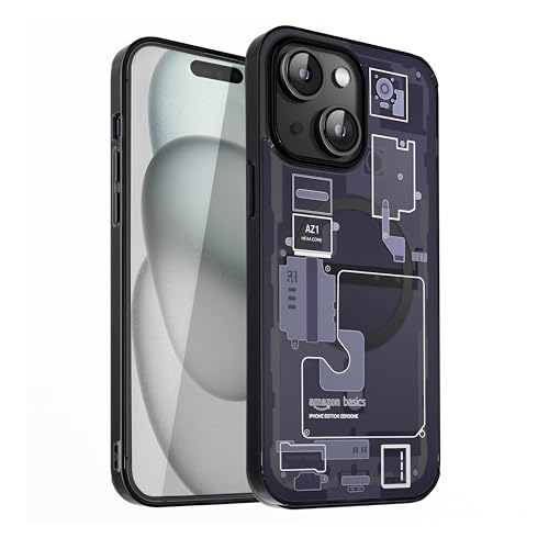 amazon basics Hybrid Magfit Back Cover Case Compatible with iPhone 15 (TPU + Poly Carbonate | Zero One) (B0DG8FXZ2H) Amazon Price History, Amazon Price Tracker