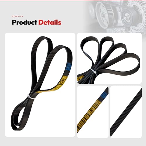 Image of K060714 Serpentine Drive Belt Compatible with Chevy Silverado