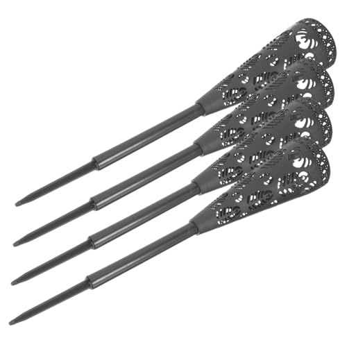 FUNOMOCYA 4 Pezzi Contenitore Per Fiori Tomba Vaso Cavo Per Cimitero Plastica Con Punta Per Fiori Artificiali Freschi