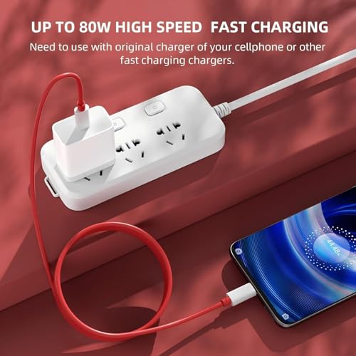 Image of Alitayee Original 100W USB Type C Data Sync Fast Charging Charger Cable Compatible with OnePlus 15 /15R13 /13R /12R /12 /11 /11R /10 /10R /9 /9R /8 /8T,Nord 5 /4 /3,CE4 /3 /2 /Lite Support Type-C By Marchpower.