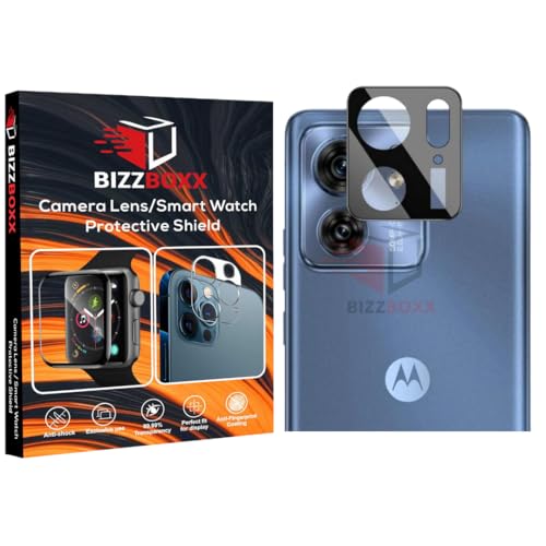 Image of Camera Lens Protector For Motorola Edge 40 | Moto Edge 40 | Back Camera Glass | 9H Hardness 3D Look | With Easy Installation Kit (Pack of 1)