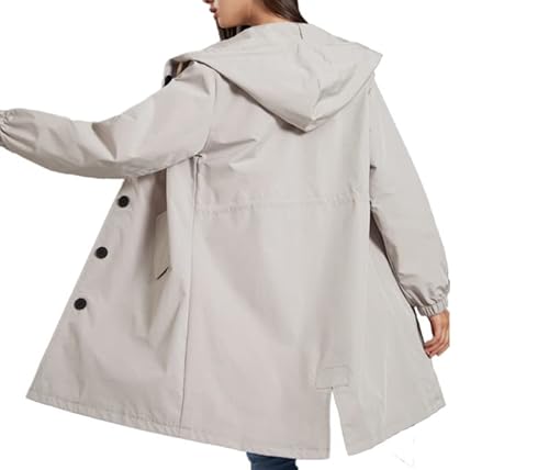 LOEBKE Jaqueta feminina corta-vento jaqueta feminina casual de negócios jaqueta corta-vento feminina