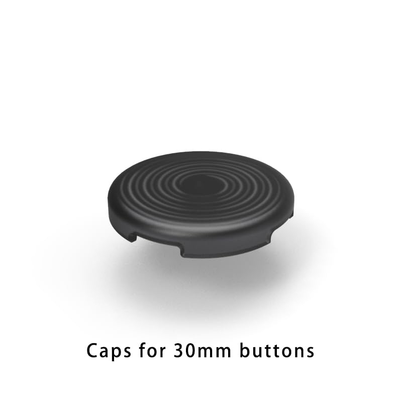 Image of 15pcs Punk Caps for Cherry MX & Kailh Switches (13pcs 24mm + 2pcs 30mm Black)