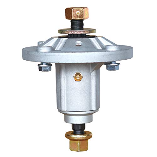 q&p Outdoor Power Deck Spindle Assembly Replaces GY21099 GY20867 Fits John Deere 190C D170 E180 G110 LA150 LA175 GY21099 with Mounting Bolt Holes Tapped for Easier Install