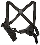 Uncle Mike's Black Kodra Nylon Sidekick Vertical Shoulder Holster (Size 2, Right-Hand)