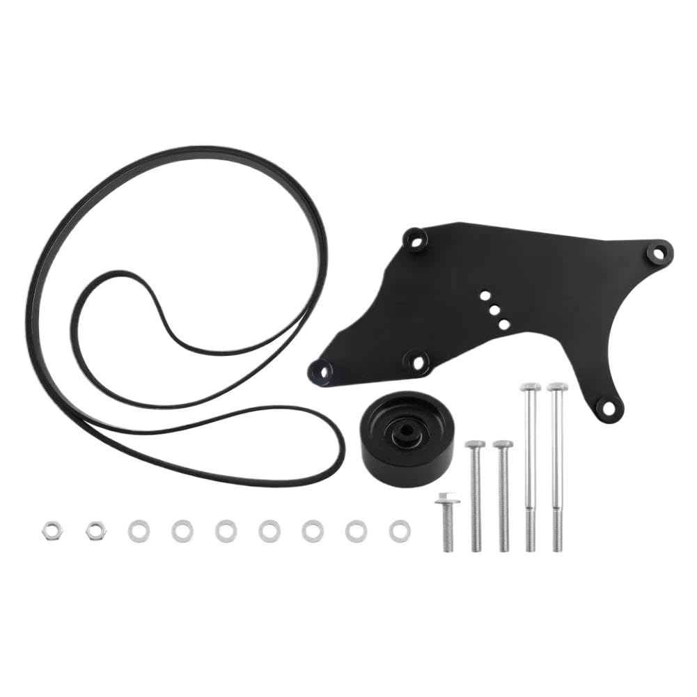 Gsavdnaqx Onecolor Ls Triple Dual Alternator Bracket Compatible With Gm 5.3L 6.0L 6.2L V8 1999 2000 2001–2013