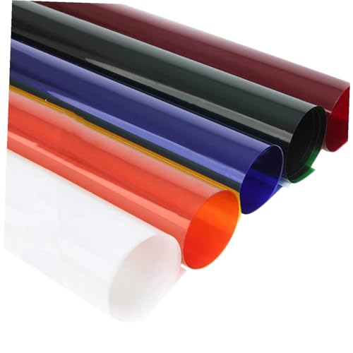 Filtros de papel para lámparas rojas y accesorios para estudio fotográfico multicolor 5 piezas 6