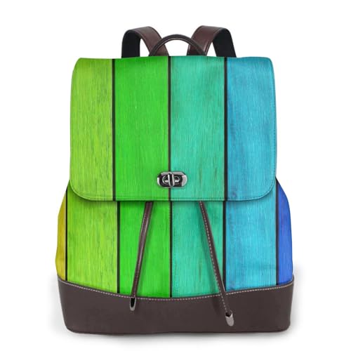 Sac à dos en cuir imprimé noir polyvalent pour femme active