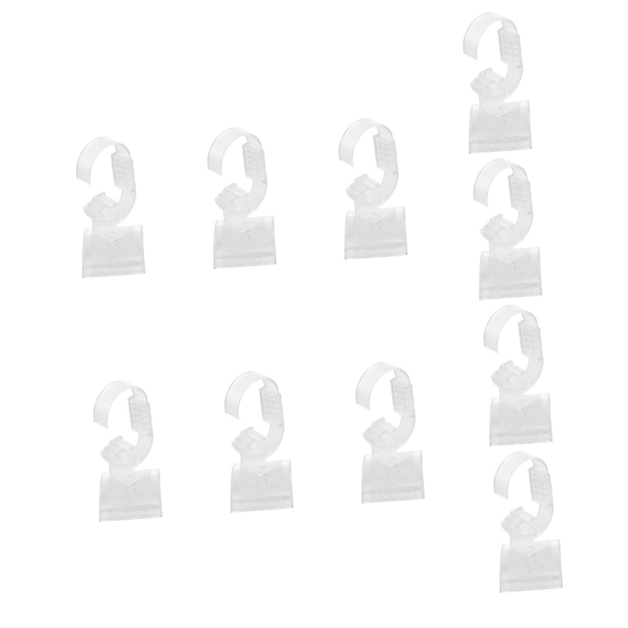 20stücke Uhrenständer Schmuck Organizer Halterung Einstellbare Transparente Präsentation Für Armbanduhren Für Zuhause Und Einzelhandel