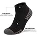 Heatuff Mens Cushioned Ankle Socks, Breathable Moisture Wicking Low Cut Casual Socks (7 Pairs)