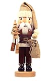 German Christmas Nutcracker Santa Claus Natural - 40,5cm / 16 inch - Christian Ulbricht