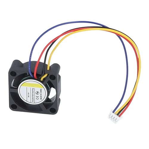 Marhynchus Ventola di Raffreddamento Hotend con Doppio Cuscinetto a Sfera, Controllo della Temperatura PWM, velocità 15000 Giri/min, 25 Mm per Stampanti 3D e Progetti Fai da Te