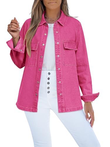 luvamia 2025 Spring Jean Jackets for Women Fashion...