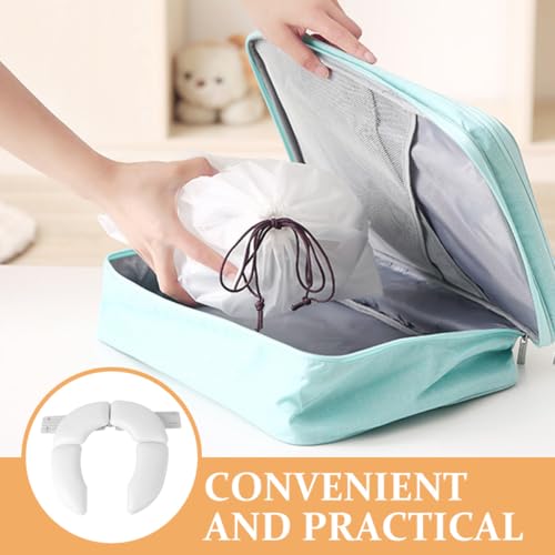 Siège de toilette pour tout-petit portable en PP blanc pour voyage