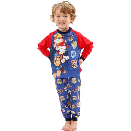Paw Patrol Pajamas | Rubble, Marshall, Chase Pajama Set | Long Sleeve Boys Pajamas2