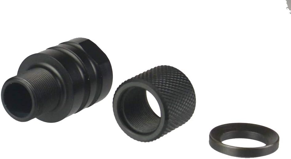 TWP 1/2-36 to 1/2-28 TPI Thread Protector Convertor + 1/2x28 TPI Thread Protector and Crush Washer, All Steel