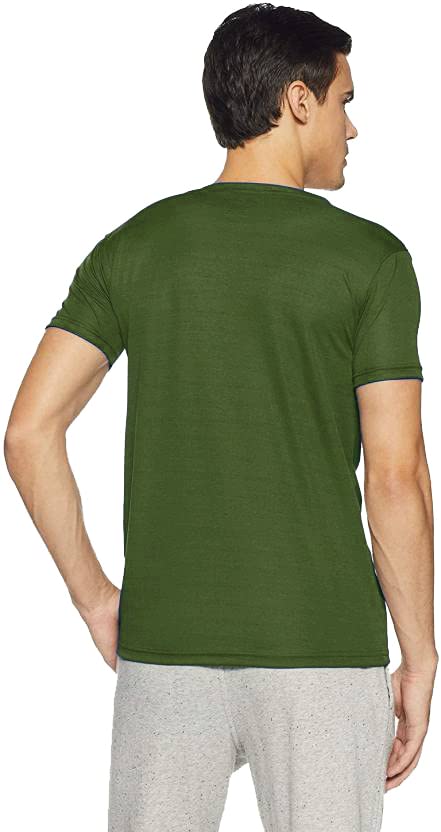 Image of Mens Dri-Fit Round Neck T-Shirt for Gym Sports Dry Fit Tees Combo - Pack of 2