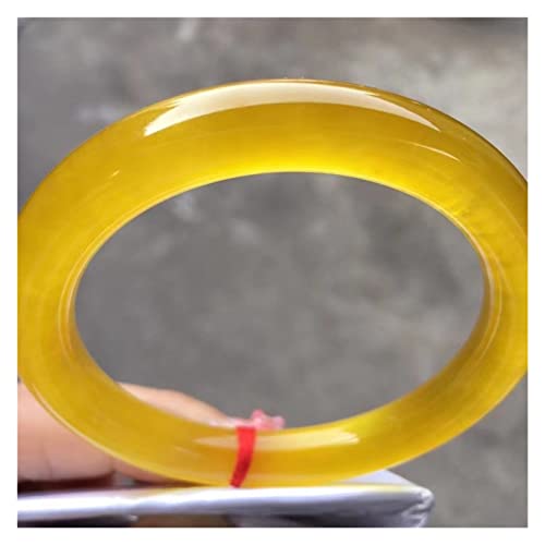 Bracelet jadeite jaune naturelle YCQYM pour illuminer vos tenues chic au quotidien