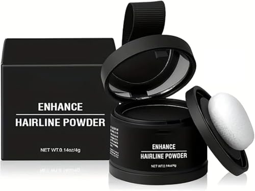 Polvo de pelo resistente al agua, polvo de raíz de cabello, cubierta de raíz, para rellenar el cabello claro, para hombre y mujer