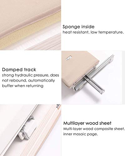 Homebasix Closet Pull-Out Retractable Ironing Board Stow Away In The Cabinet Easy To Install (Silver Grey) #TOP5