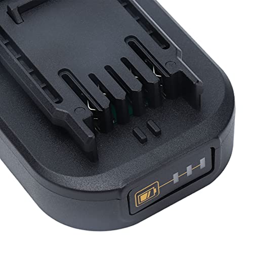 Eujgoov Adaptador de bateria de lítio com fivela antiderrapante para ferramentas elétricas WORX 20V