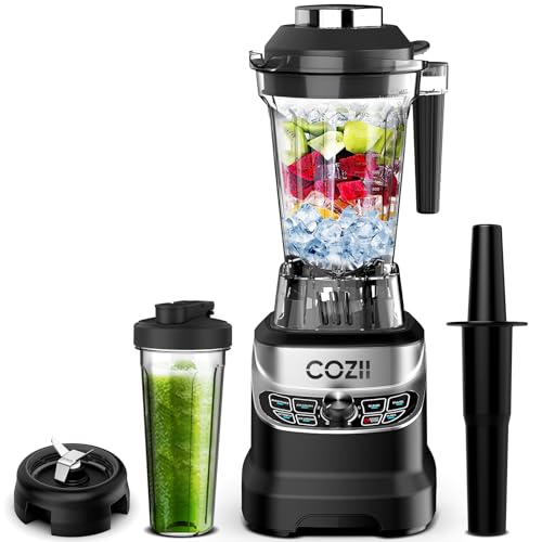 COZII Professional 2000W Blenders for Kitchen with 64oz Pitcher &