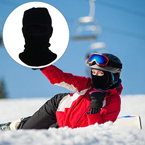 Amosfun Capa de Esqui Balaclava à Prova de Vento Boné à Prova de Vento Capa de Rosto de Lã Térmica A