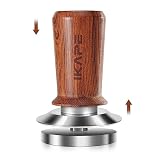 IKAPE 58.35mm Espresso Coffee Tamper, Spring-loaded Calibrated Tamper with Premium Stainless Steel,W
