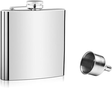 Amazon Co Jp スキットル ヒップ フラスコ 6oz Voocye ステンレス製 錆びない ウイスキー 清酒 ボトル 携帯用 超軽便利 スポーツ アウトドア