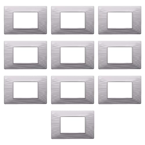 CONFEZIONE DA 10 PLACCHE IN PLASTICA SATINATA, COMPATIBILE...