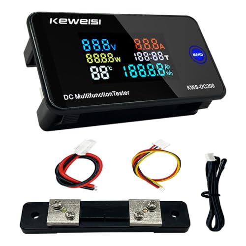 Dc Digital Display Voltage Ammeter KWS-DC200-50A Power Meter Ammeter 0-200V