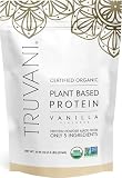 Truvani Organic Plant Based Protein Powder | Vanilla | 20 Servings