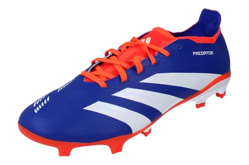 Image of adidas Predator League FG Mens Football Boots Soccer Cleats (UK 11 US 11.5 EU 46, Blue White red IF6348)