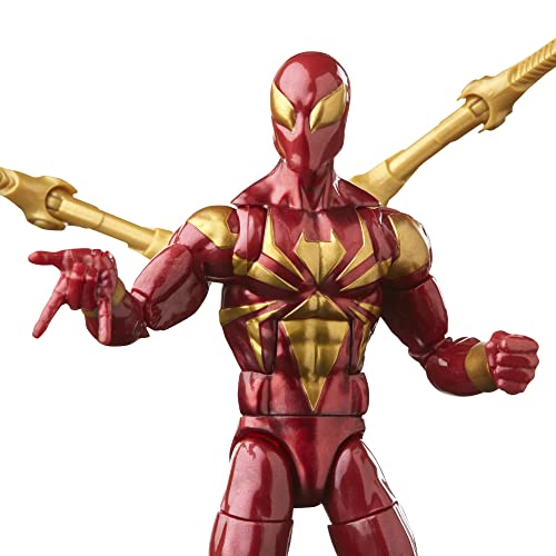 Boneco Marvel Legends Series, Figura de 15 cm e Acessórios - Aranha de Ferro - F3455 - Hasbro, Verme