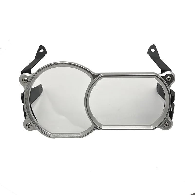 Grille phare moto R1200GS et R1250GS : protection de phare argent pour BMW Adventure LC